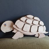 Handgemaakte spaarpot schildpad