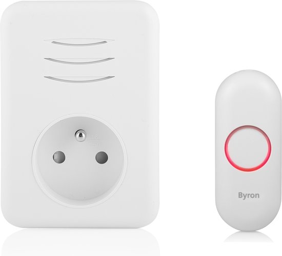 Byron gong – plugin – doorvoer – penaarde – 150 m – wit — afbeelding 2