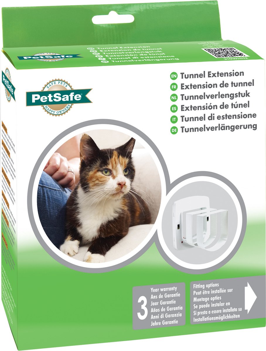 Bol.com Petsafe Tunnel 310 Voor Deuren 300/500 - Wit aanbieding