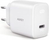Aukey PA-F1 - USB C 3.0 Oplader 18W Wit - Geschikt voor Apple Iphone – Samsung