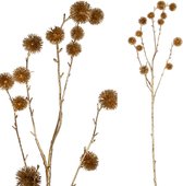 PTMD Twig Plant Kastanje Kunsttak - 46 x 12 x 80 cm - Goud