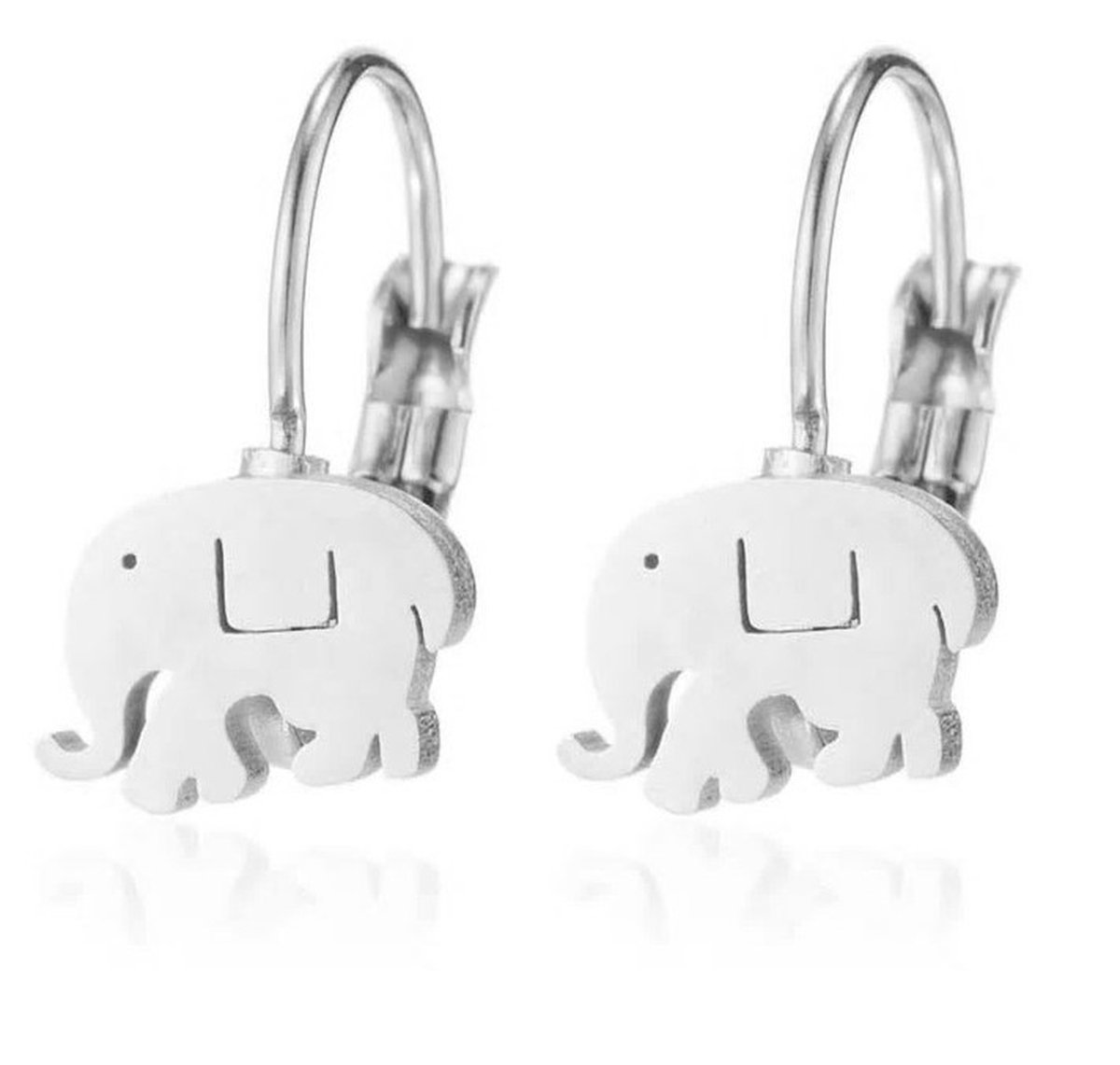 GoedeDoelen.Shop | Oorringen Ollie | Oorbellen Met Olifant | Olifant Sieraad | Cadeau | Wellness-House