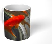 Mok - Goudvis van boven - 350 ML - Beker