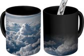 Magische Mok - Foto op Warmte Mok - Luchtfoto van een bewolkte hemel - 350 ML