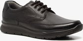 Hush Puppies leren heren veterschoenen - Zwart - Maat 40 - Echt leer