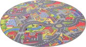 Snapstyle Kinderspeeltapijt Kleine Stad 3D Rond