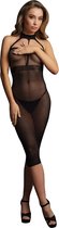 High neck dress -   Black - O/S