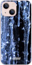 6F hoesje - geschikt voor iPhone 13 Mini -  Transparant TPU Case - Icicles #ffffff