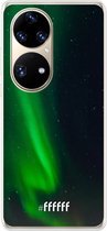 6F hoesje - geschikt voor Huawei P50 Pro -  Transparant TPU Case - Northern Lights #ffffff