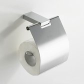 Bally Eris Toiletrolhouder Met Klep Chroom