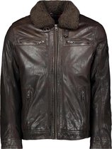 DNR Jas Leather Jacket 52232 480 Mannen Maat - 54