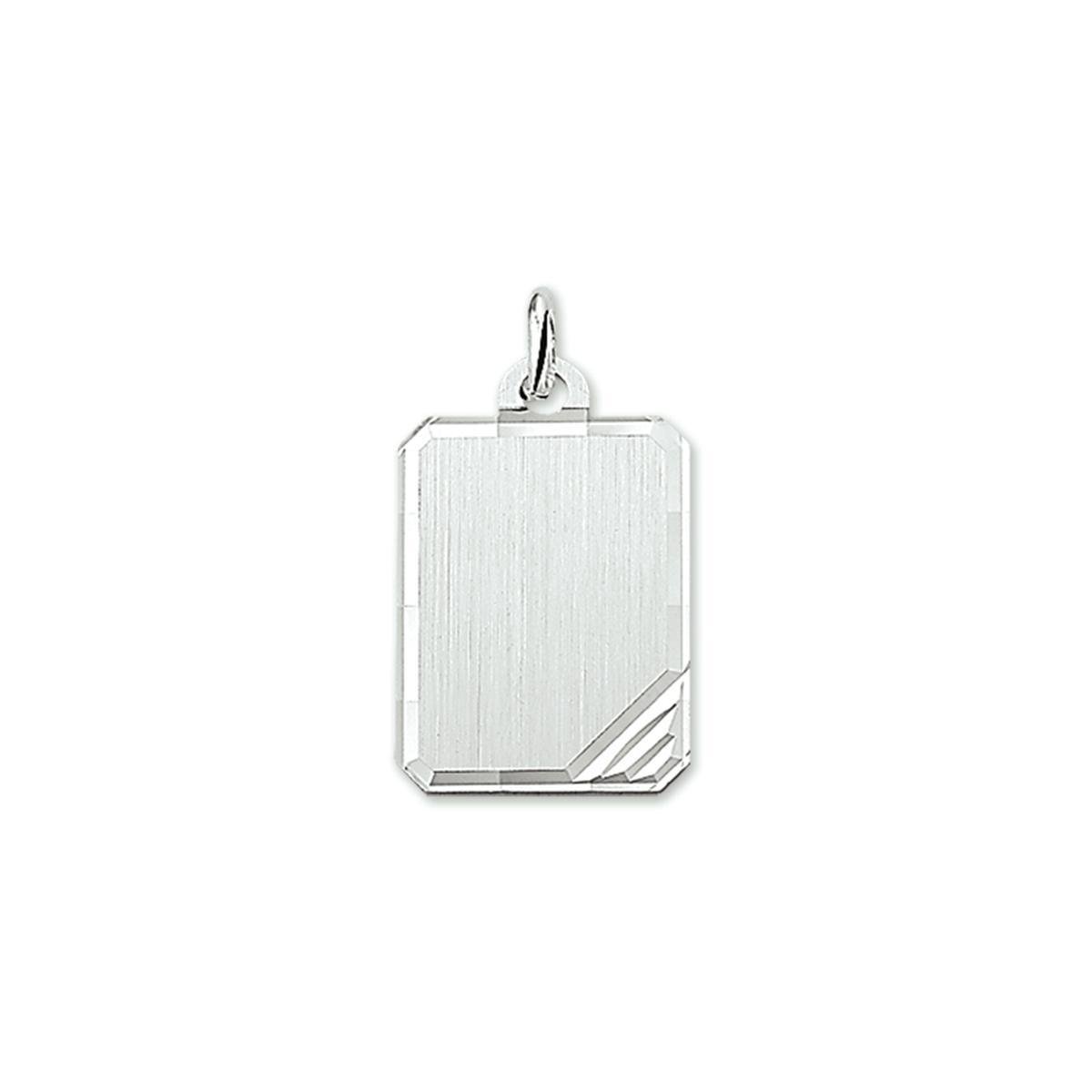 zilver gerhodineerd graveerhanger gediamanteerd 1323337