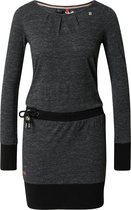 Ragwear jurk alexa Zwart Gemêleerd-Xs (34)