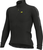 Ale Fietsshirt Lange Mouwen Solid Fondo - Zwart - XL - Valt klein