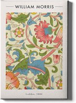 Walljar - William Morris - Lodden - Muurdecoratie - Canvas schilderij