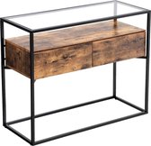 Tafel - Tafeltje - Wandtafel - Console tafel - 100 x 40 x 80 - Wit