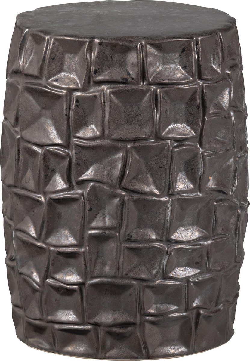 BePureHome Bombay Bijzettafel - Keramiek - Bruin - 45x34x34
