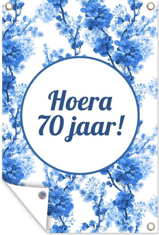 Decoration Murale Anniversaire Citation 70 Ans Bloem 1x180 Cm Poster Jardin Bol Com