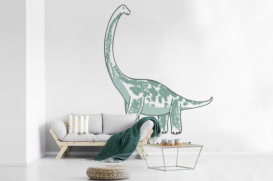 Papier peint - Papiers Papier peint photo Chambre d'enfants - Dinosaurus - Brachiosaure - Largeur 420 cm x Hauteur 280 cm