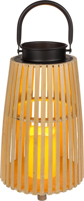 Lights4fun Albury TruGlow® Outdoor Candle White Metal Lights4fun Albury TruGlow® Outdoor Candle White Metal