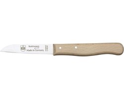 Solingen Schilmesje Recht Hout - RVS - Oma's Keukenmesje