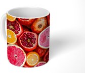 Mok - Sinaasappel - Granaatappel - Rood - 350 ML - Beker