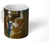 Mok - De liefdesbrief - Johannes Vermeer - 350 ML - Beker