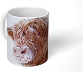 Mok - Schotse hooglander - Sneeuw - Winer - 350 ML - Beker