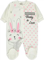 Baby pyjama meisjes - Babykleding - Bunny is love