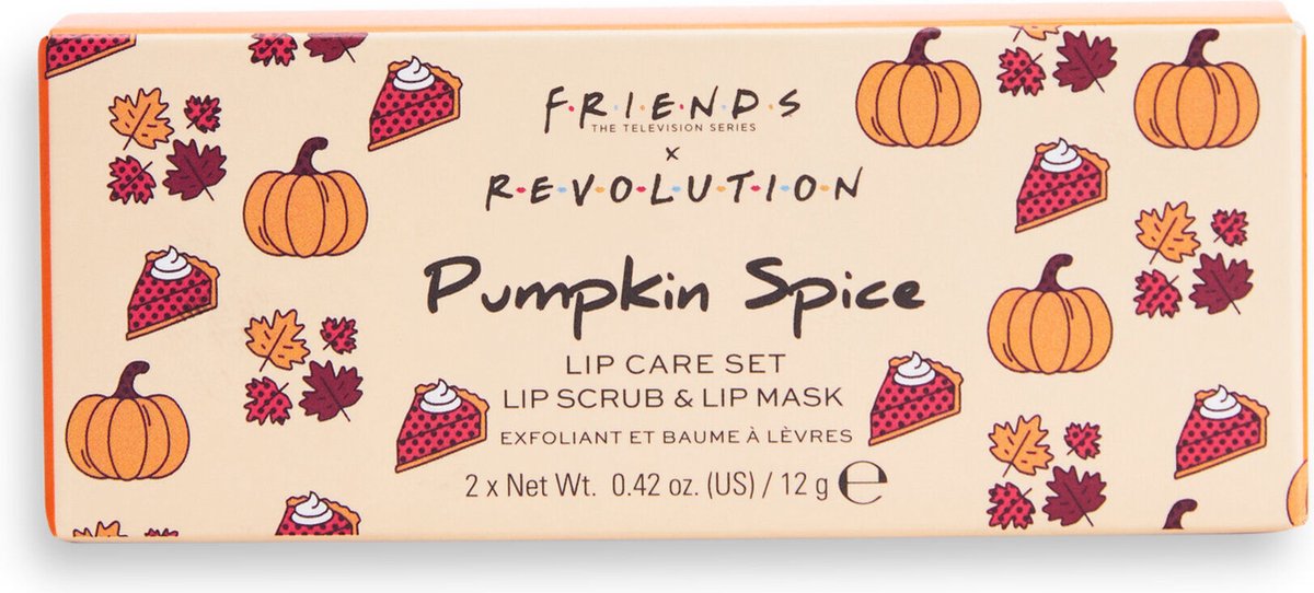 Makeup Revolution X Friends - Pumpkin Spice Lip Care Set- Lipverzorging - Cadeauset