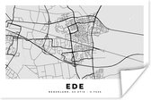 Poster Stadskaart - Ede - Nederland - 120x80 cm - Plattegrond