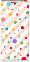 Leuk Hoesje Motorola Moto G60s Smart Cover Dots