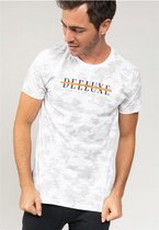 DEELUXE T-shirt met camouflageprint WEAKER White