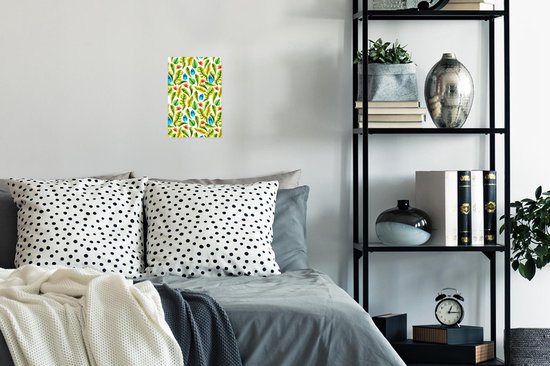Poster 20x30 cm - Jungle - Design - Bladeren - Posters - Kamer decoratie - Wanddecoratie woonkamer - Muurdecoratie slaapkamer