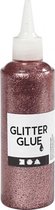 glitterlijm zalmroze 118 ml