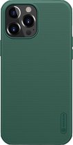 Telefoonhoesje geschikt voor iPhone 13 Pro Max - Super Frosted Shield Pro - Back Cover - Groen
