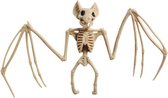 Halloween - Horror decoratie skelet vleermuis 30 x 16 cm - Halloween decoratie dieren - Vleermuizen geraamte