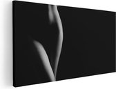 Artaza Canvas Schilderij Naakte Vrouw Lichaam - Erotiek - 120x60 - Groot - Foto Op Canvas - Canvas Print