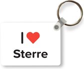 Sleutelhanger - I love - Sterre - Meisje - Uitdeelcadeautjes - Plastic