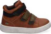 Bunnies JR 221933-713 Jongens Hoge Sneakers - Bruin - Imitatieleer - Klittenband