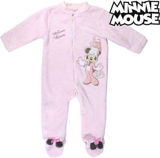 DISNEY MINNIE MOUSE - Baby Pyjama Met Voeten - Kleur Roze - Maat 86 Cm |  bol.com