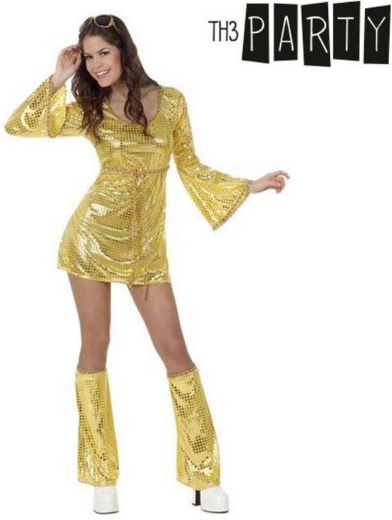 Goudkleurige disco-outfit voor vrouwen - Verkleedkleding - XL" | bol.com