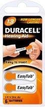 Pile pour aides auditives Duracell DA13 - Orange