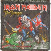 Iron Maiden The Trooper Logo Standard Woven Patch Embleem Multicolor