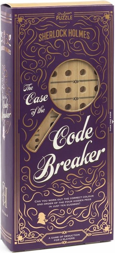 Boek: Professor Puzzle Denkspel The Case Of The Code Breaker Hout, geschreven door Professor Puzzle