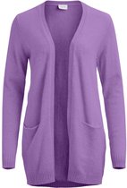 Vila  VIRIL OPEN L/S  KNIT CARDIGAN-FAV Purple Heart
Vrouwen Vest  - Maat XL