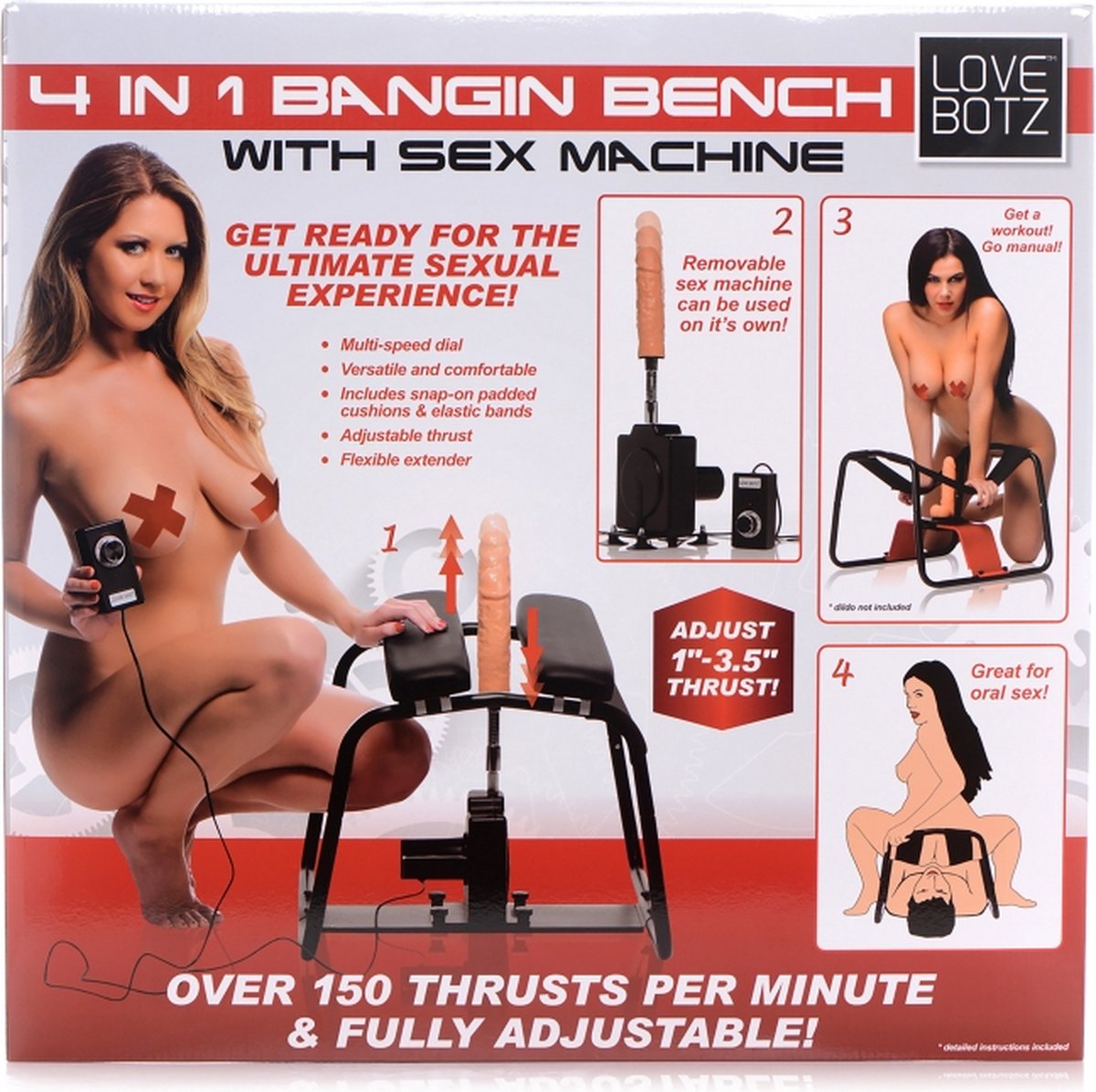 Bangin Bench 4-in-1 Sex Machine