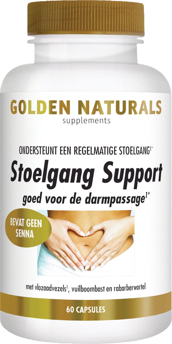Goedkoopste Golden Naturals Stoelgang Support (60 veganistische capsules