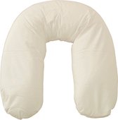 Form Fix Basic Voedingskussenhoes - Body Pillow Kussensloop - Zwangerschapskussen hoes - Zijslaapkussen hoes - 100% Katoen Hoes - Warmwit
