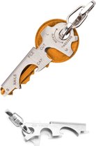 BG4U - 8 in 1 Multifunctionele RVS Sleutelhanger Houder - Survival Outdoor Reparatie Mini Tool Gereedschap - 8 in 1 Multitool Sleutel Hanger Houder Survival